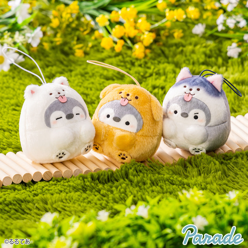 2025/9/15入荷】コウペンちゃんもこもこサガラ刺繍キーホルダー